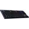 Teclado Mecánico Logitech G915 TKL Negro, GL Tactile, Lightsync RGB, Lightspeed, Bluetooth