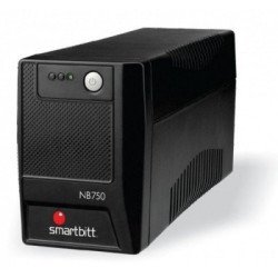 No break SmartBitt modelo SBNB750USB. Capacidad de voltaje de 750 va, 375 watts -