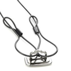 Ancla grande para cable con candado para laptop, sistema de seguridad antirrobo, de montaje en escritorio (LTANCHORL), StarTech.