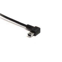 Cable de 91cm USB 2.0 acodado a la izquierda mini b, cable adaptador U