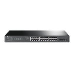 Switch Inteligente JetStream Gigabit TL-SG2428P - (24) puertos POE 10/100/100 Mbps RJ45, (4) puertos 10/100/100 SFP Slots