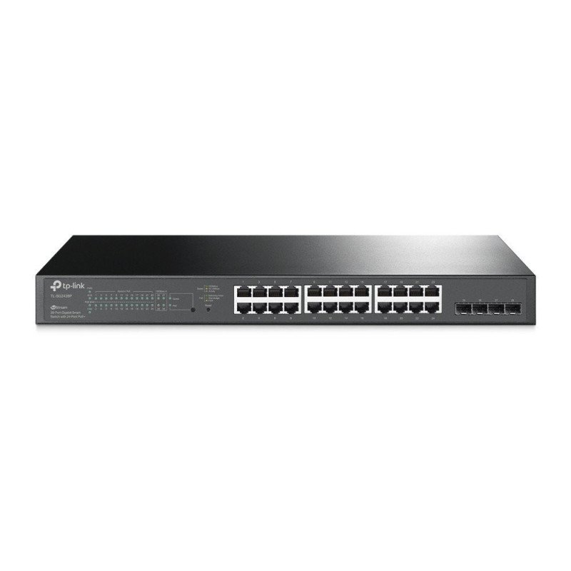 Switch Inteligente JetStream Gigabit TL-SG2428P - (24) puertos POE 10/100/100 Mbps RJ45, (4) puertos 10/100/100 SFP Slots