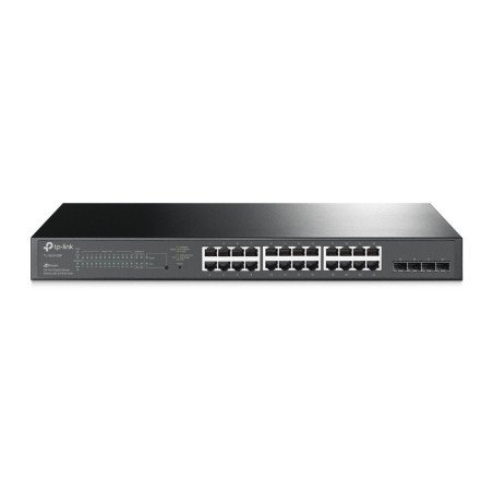 Switch Inteligente JetStream Gigabit TL-SG2428P - (24) puertos POE 10/100/100 Mbps RJ45, (4) puertos 10/100/100 SFP Slots