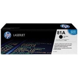 HP Cartucho de tóner original LaserJet 81A negro, 10500 páginas, Negro