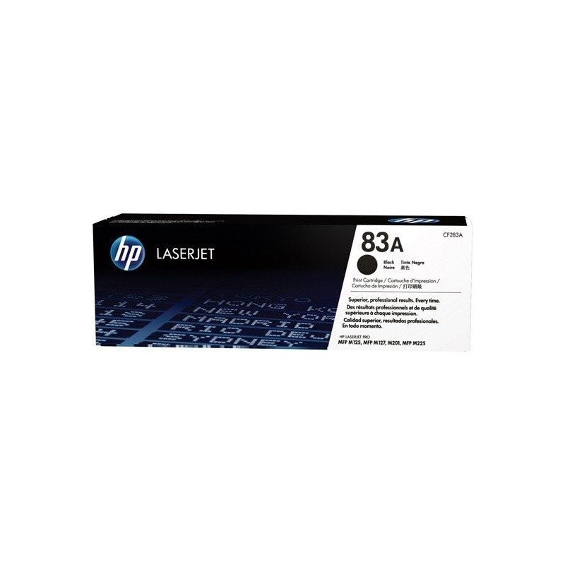 HP LaserJet 83A black tóner cartridge HP LaserJet 83A black tóner cartridge