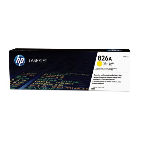 Cartucho de tóner HP 826A, 31,500 páginas, Amarillo