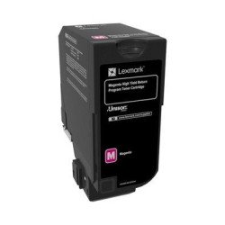 Tóner láser Lexmark, color magenta, np: 74C4HM0, alto rendimiento, hasta 12,000 páginas, para modelos CS725DE