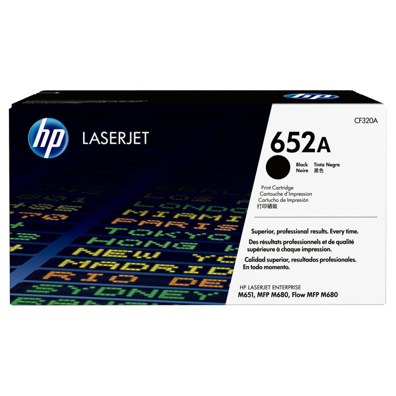 HP 652A Black LaserJet Tóner Cartridg