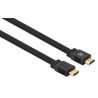 Cable HDMI plano de Alta Velocidad con Ethernet, 4K@60Hz UHD, HDMI macho a macho, 10 m (30 pies), HDR, HEC, ARC, negro
