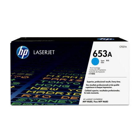 HP 652A cian LaserJet Toner