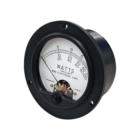 Carátula-medidor de reemplazo para wattmetro bird 43.