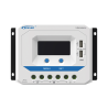 Controlador solar de carga PWM 12, 24, 36, 48 v 45 a, salida USB, con display