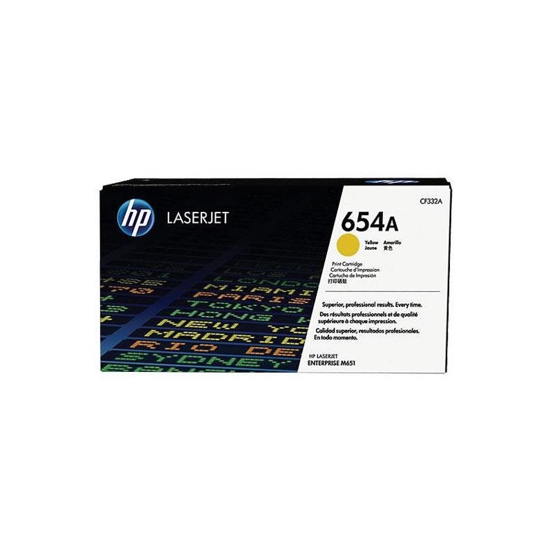 Cartucho de tóner amarillo para Laser Cartucho de tóner amarillo para LaserJet