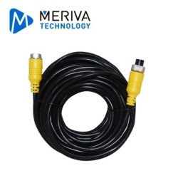 Cable tipo DIN de aviación 4 pines serie eco para DVRs móviles Meriva Technology MBCE110 10 metros