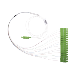 Divisor óptico (splitter) tipo PLC, de 1x16, con conector de entrada S