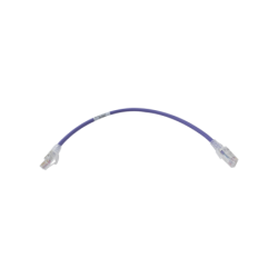 Patch cord mc6 modular cat6 UTP, cm/ls0h, 1ft, color violeta