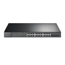 Switch Poe+ JetStream SDN administrable 24 puertos 10, 100, 1000 Mbps + 4 puertos SFP+, 24 puertos Poe+, 384w, administración ce