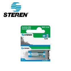 Batería alcalina Steren BAT-23A tipo cilindro 12 volts 55mah - compatible con magneto sonoff y otros dispositivos similares