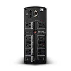 No break UPS tipo torre LX1500GU CyberPower 1500va, 900w, panel LCD, 5 contactos con respaldo-supresión de picos, 5 contactos co