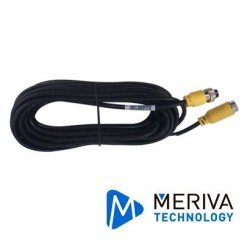 MCBIP70 Meriva Technology Cable pre-ponchado DIN de aviación de 6 pines para transmitir audio video y energía simultáneamente co