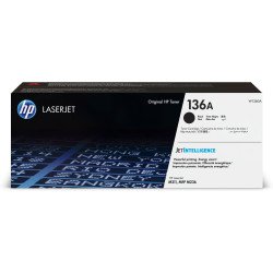 Cartucho de tóner HP 136A, para HP LaserJet M234. Negro.
