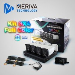 Kit 8x4 mfc4008kit incluye 1 DVR MXvr-4008a 8ch 1080p-lite soporta audio sobre coaxial o UTP + 4 cámaras HD Meriva Technology bu