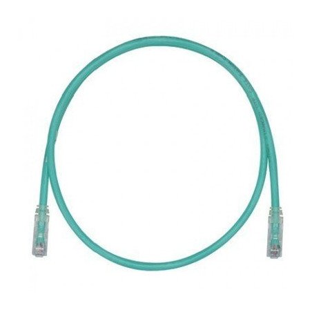Cable de parcheo Panduit UTPSP7GRY 7 pies de largo - categoría 6, color verde.