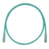 Cable de parcheo Panduit UTPSP7GRY 7 pies de largo - categoría 6, color verde.