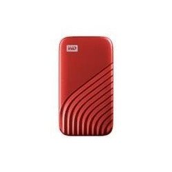 Unidad de estado sólido SSD externo WD portátil 1TB My Passport rojo, USB 3.2, tipo c, copia local, encriptación, win-Mac