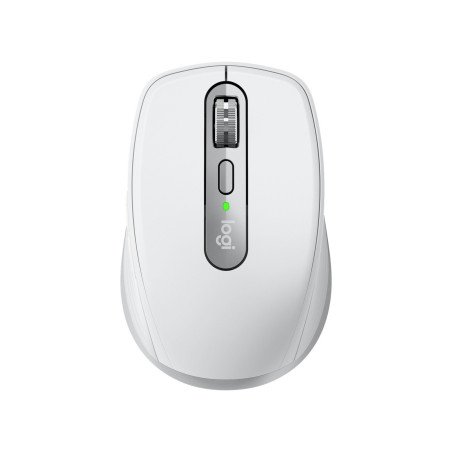 Mouse Logitech MX Anywhere 3, mano derecha, RF inalámbrica + Bluetooth, 4000 DPI, Gris