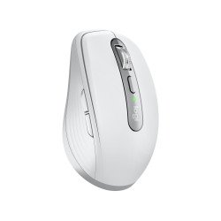 Mouse Logitech MX Anywhere 3, mano derecha, RF inalámbrica + Bluetooth, 4000 DPI, Gris