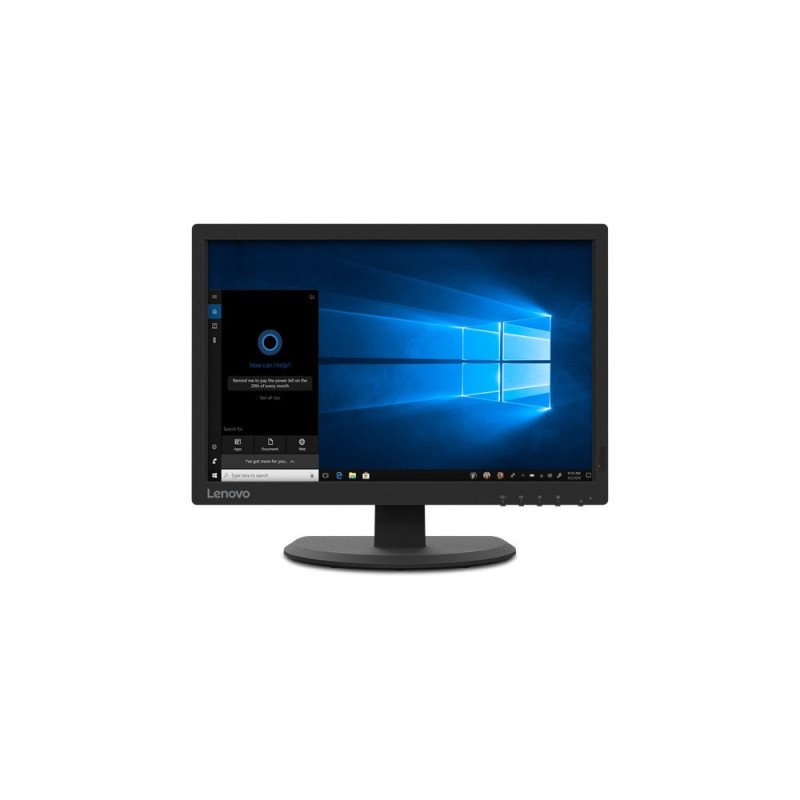 Monitor Lenovo Thinkvision E20-20, 19.5 pulgadas, IPS, conexiones: VGA, displayport. Garantía 3 años con fabricante