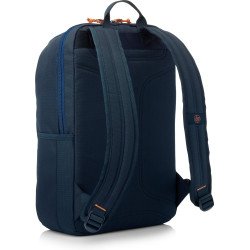 Mochila backpack HP Commuter para laptop de 15.6 pulgadas, resistente al agua, bolsillo para termo, acentos reflectantes, azul