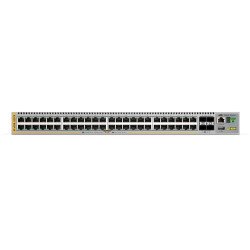 Switch inteligente de distribución o core, apilable, Capa 3, 48 x Giga + 4 x SFP+ 10 G, Doble fuente de alimentación redundante