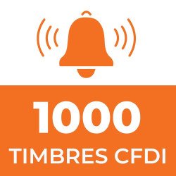 Timbres cfdi para facturación electrónica en softrestaurant std y pro. 1000 timbres.