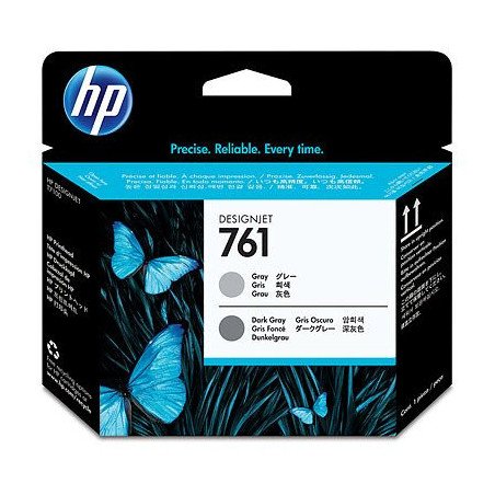 Cabezal de impresión HP 761 gris, gris oscuro ch647a