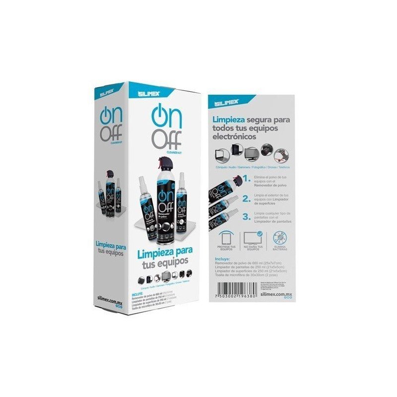 Kit de limpieza Silimex básico para equipo de cómputo y electrónicos
