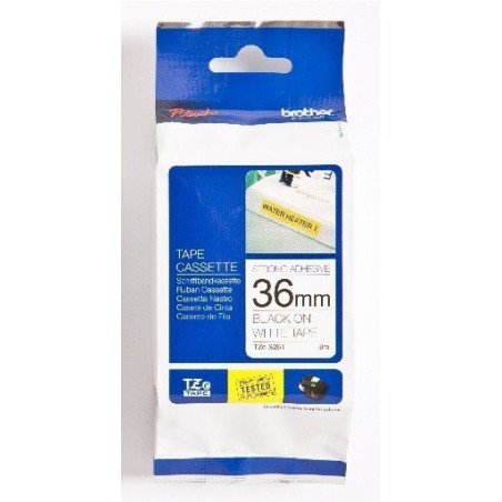 Cinta negra, blanco TZe-S261