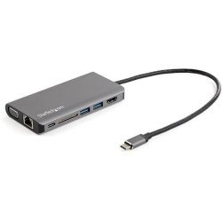 Docking USB-c multipuertos - HDMI o VGA - 100w entrega de alimentación PD - cable de 30cm - lector de SD (DKT30CHVAUSP)
