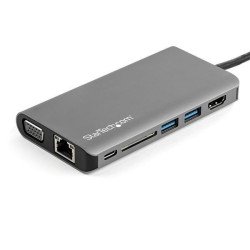Docking USB-c multipuertos - HDMI o VGA - 100w entrega de alimentación PD - cable de 30cm - lector de SD (DKT30CHVAUSP)