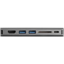 Docking USB-c multipuertos - HDMI o VGA - 100w entrega de alimentación PD - cable de 30cm - lector de SD (DKT30CHVAUSP)