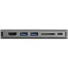 Docking USB-c multipuertos - HDMI o VGA - 100w entrega de alimentación PD - cable de 30cm - lector de SD (DKT30CHVAUSP)