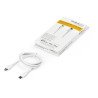 Cable USB-c a lightning de 1m - color blanco - cable USB de carga y alta resistencia - certificado mfi