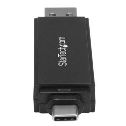Lector grabador USB 3.0 USB-c tipo c y USB-a de tarjetas de memoria flash SD micro SD alimentado por USB