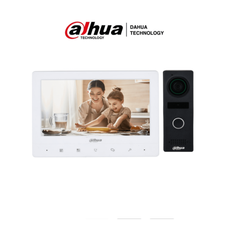 Dahua Technology DHI-KTA02M sistema de intercomunicación de video 1,3 MP 17,8 cm (7") Negro, Blanco