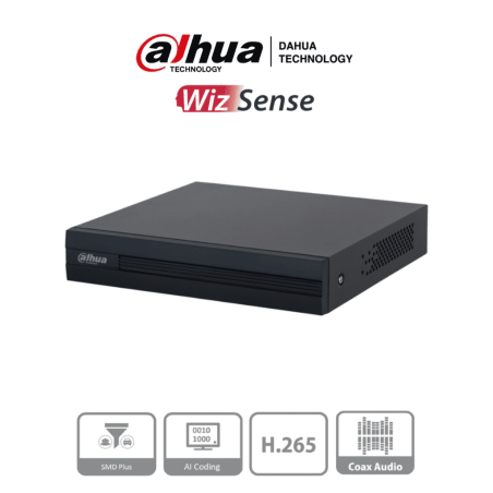 XVR Dahua 8 Canales 2MP lit Dahua Technology DH-XVR1B08-I - 8