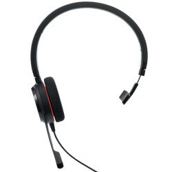 Jabra Evolve 20 MS Mono Auriculares Alámbrico Diadema Oficina/Centro de llamadas USB tipo A Negro
