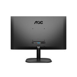 Monitor LED VA AOC 24" negro, HDMI y VGA, resolución 1920 x 1080, contraste 20,000,0001, brillo 250 cd/m2, flickerfree
