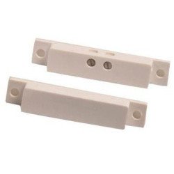 Paquete de 10 contactos magnéticos de conexión terminal fina compatible panel alarma Bosch, risco, DSC, ihorn,