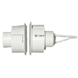 Paquete de 10 contacto magnético compacto color blanco con imán, compatible con paneles Bosch, risco, DSC, ihorn.